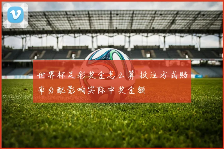 世界杯足彩奖金怎么算 投注方式赔率分配影响实际中奖金额